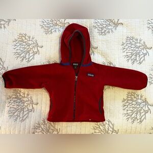 Patagonia Synchilla Infant/Baby Red Fleece Jacket